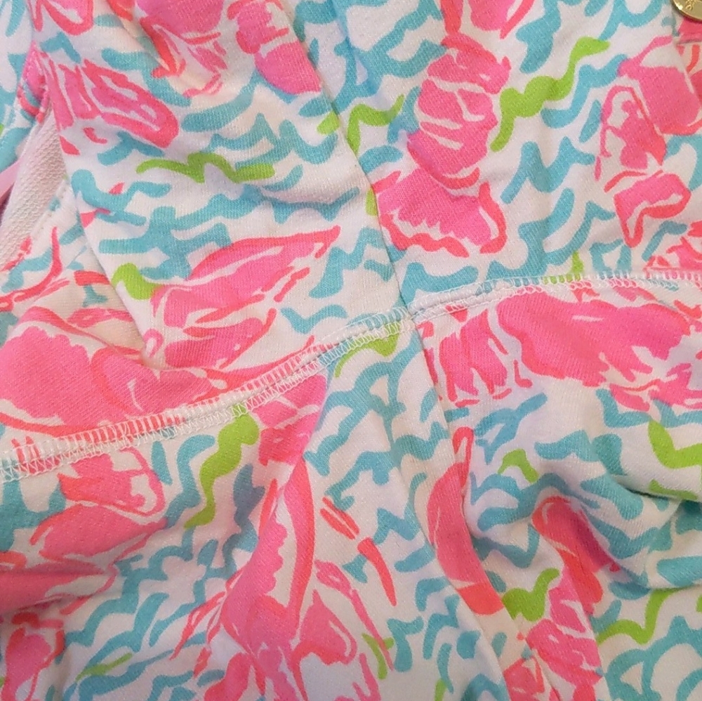 Lilly Pulitzer Captain Popover Pullover Lobstah Roll Pop-Up Small - Picture 9 of 10